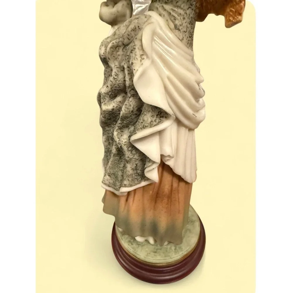 Armani Style Vintage Figurine - Edwardian Lady with Scottie Dog - High Detailed